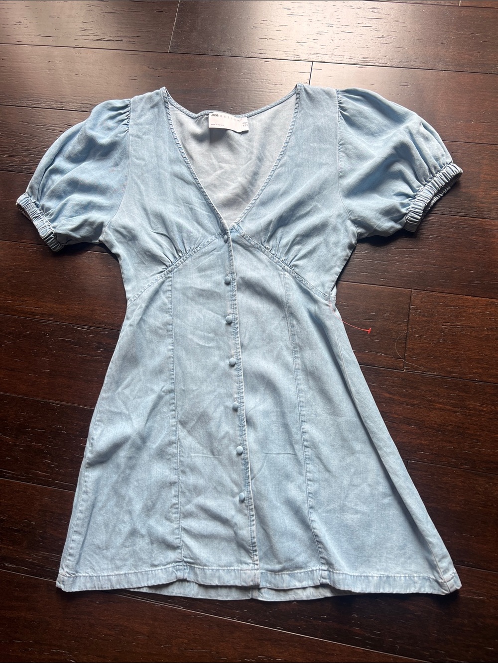 ASOS Light Blue Denim Mini Dress